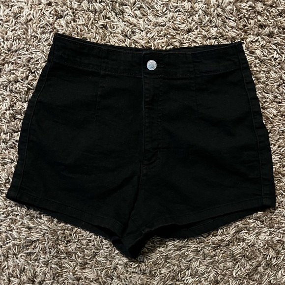 wild fable black denim highest rise shorts size 6/28r - Picture 1 of 2